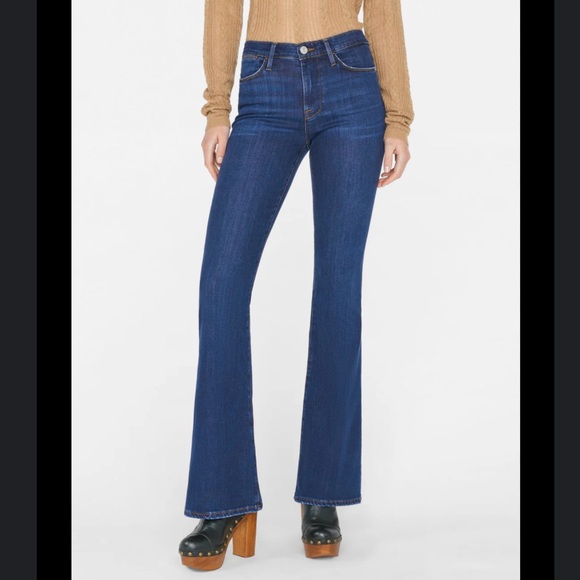 Frame Le High Waist Flare Jeans Size 25 - Picture 11 of 11